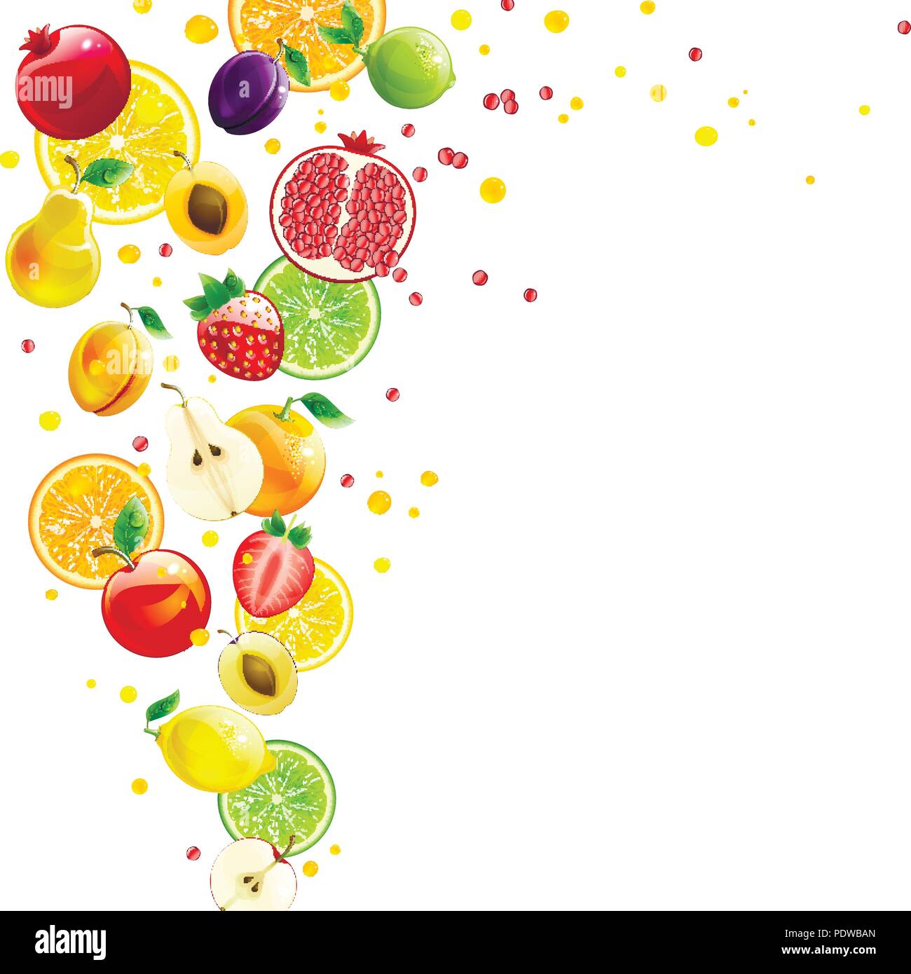 All fruits Stock Vector Images - Alamy