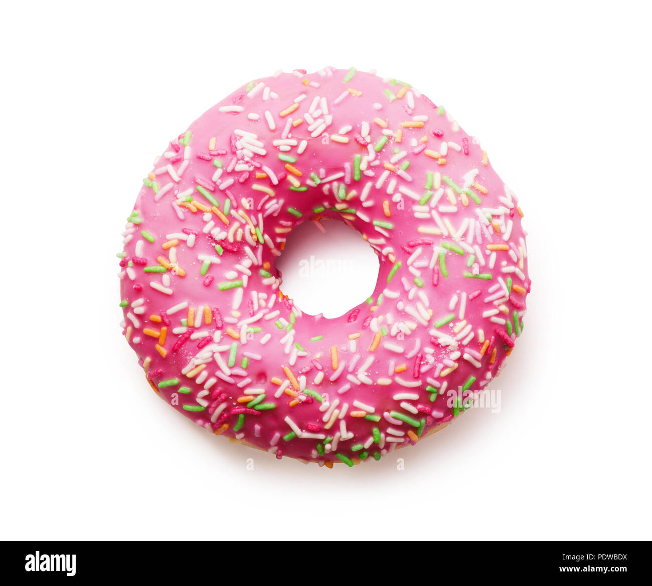 Pink donut Cut Out Stock Images & Pictures - Alamy