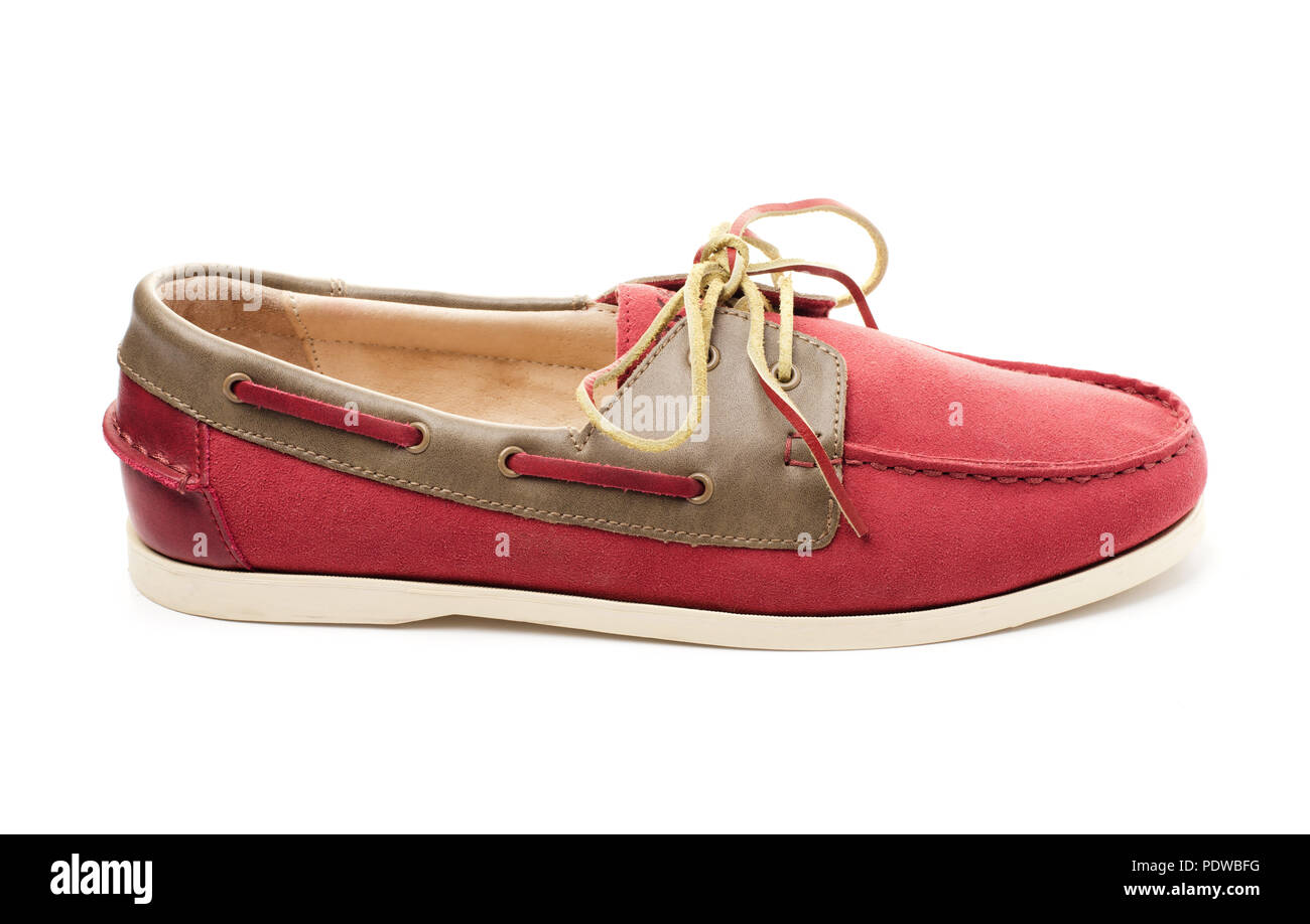 pink boat shoes