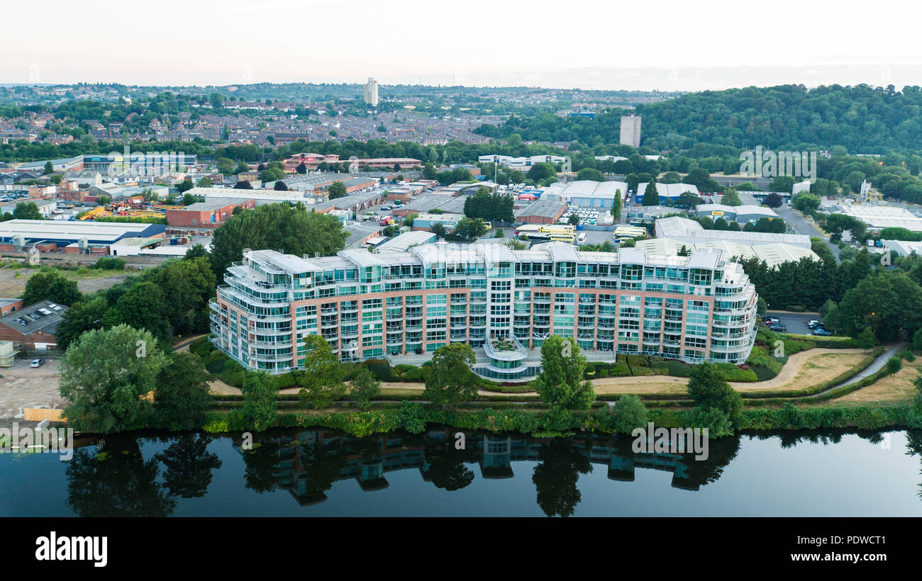 Riverside Crescent Nottingham Stock Photo Alamy