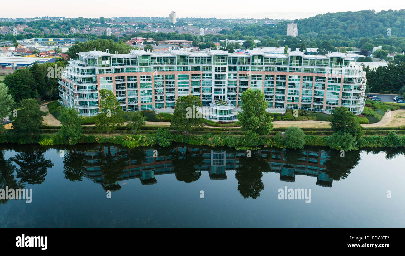 Riverside Crescent Nottingham Stock Photo Alamy