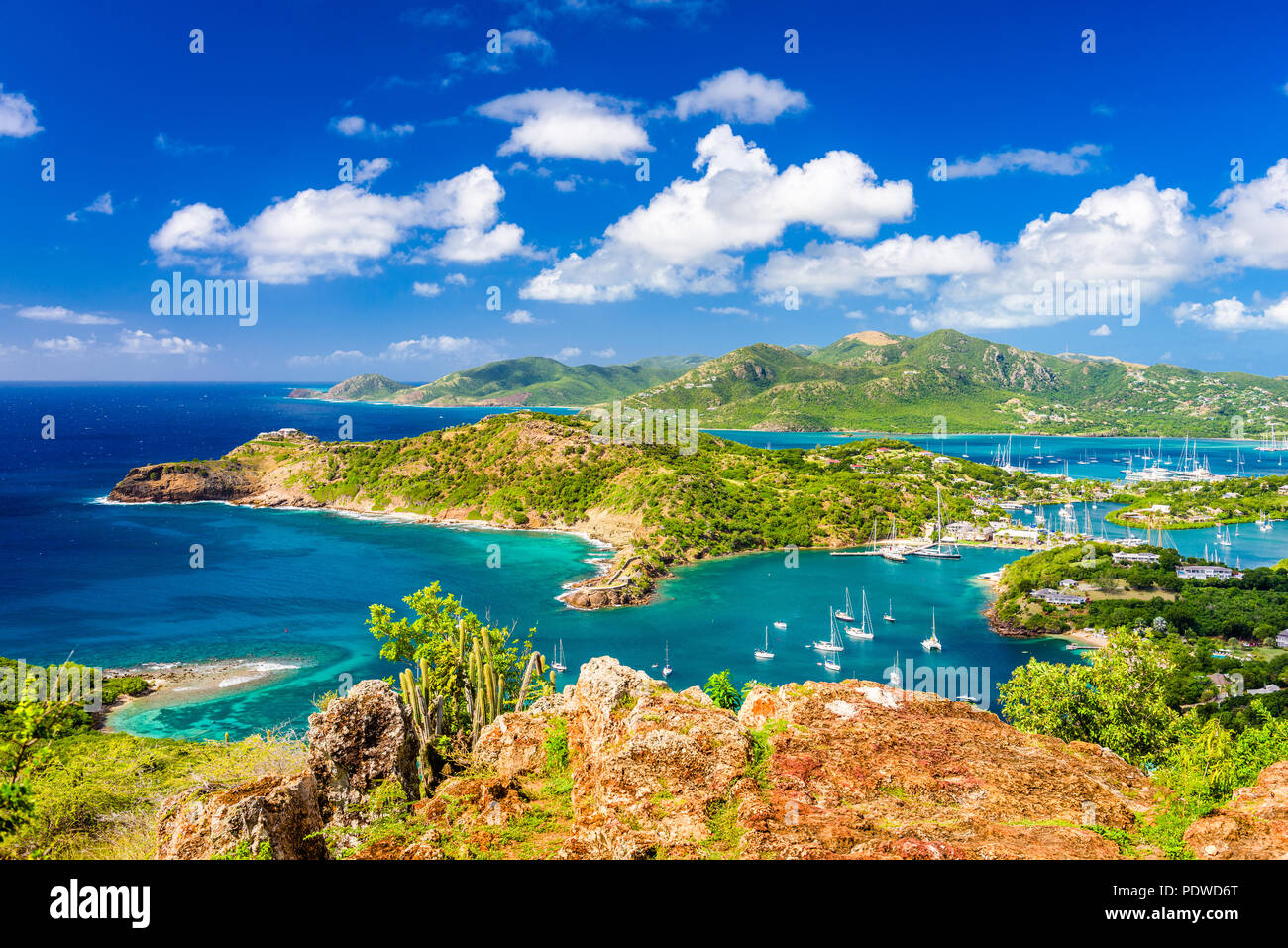 Aerial view of antigua hi-res stock photography and images - Alamy