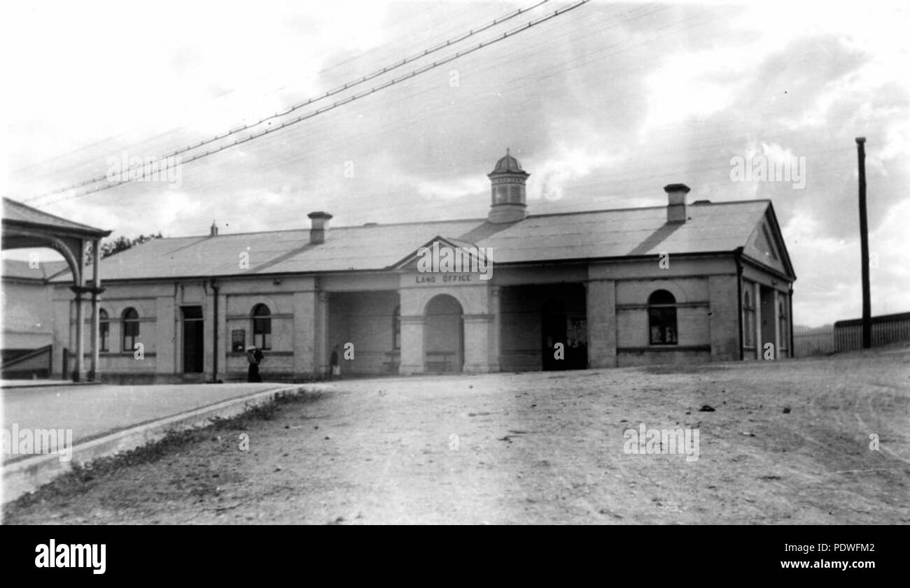 228 StateLibQld 1 146815 Gympie Lands Office, ca. 1911 Stock Photo Alamy
