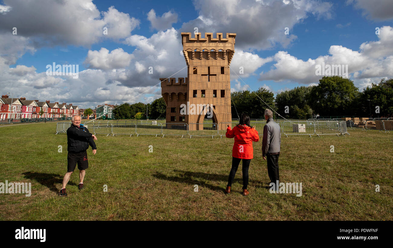 A cardboard recreation of liverpool castle hi-res stock photography and ...