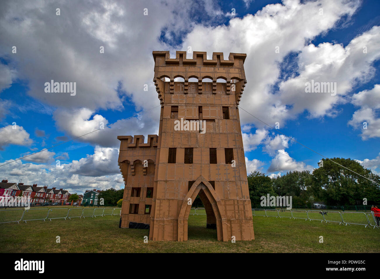 A cardboard recreation of liverpool castle hi-res stock photography and ...