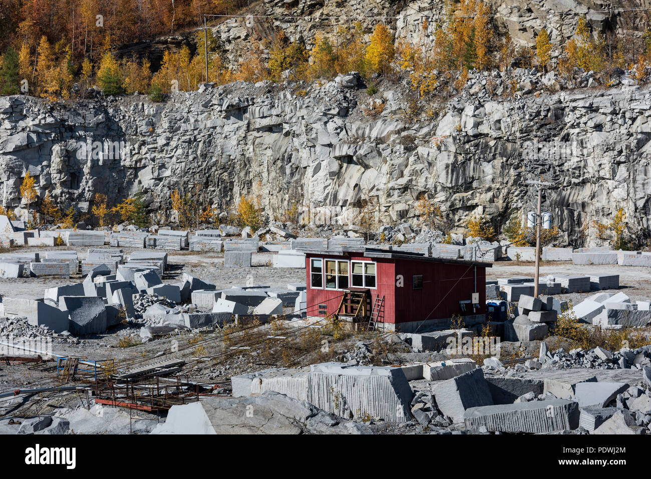 Rock of Ages granite quarry, Barre, Vermont, USA Stock Photo - Alamy
