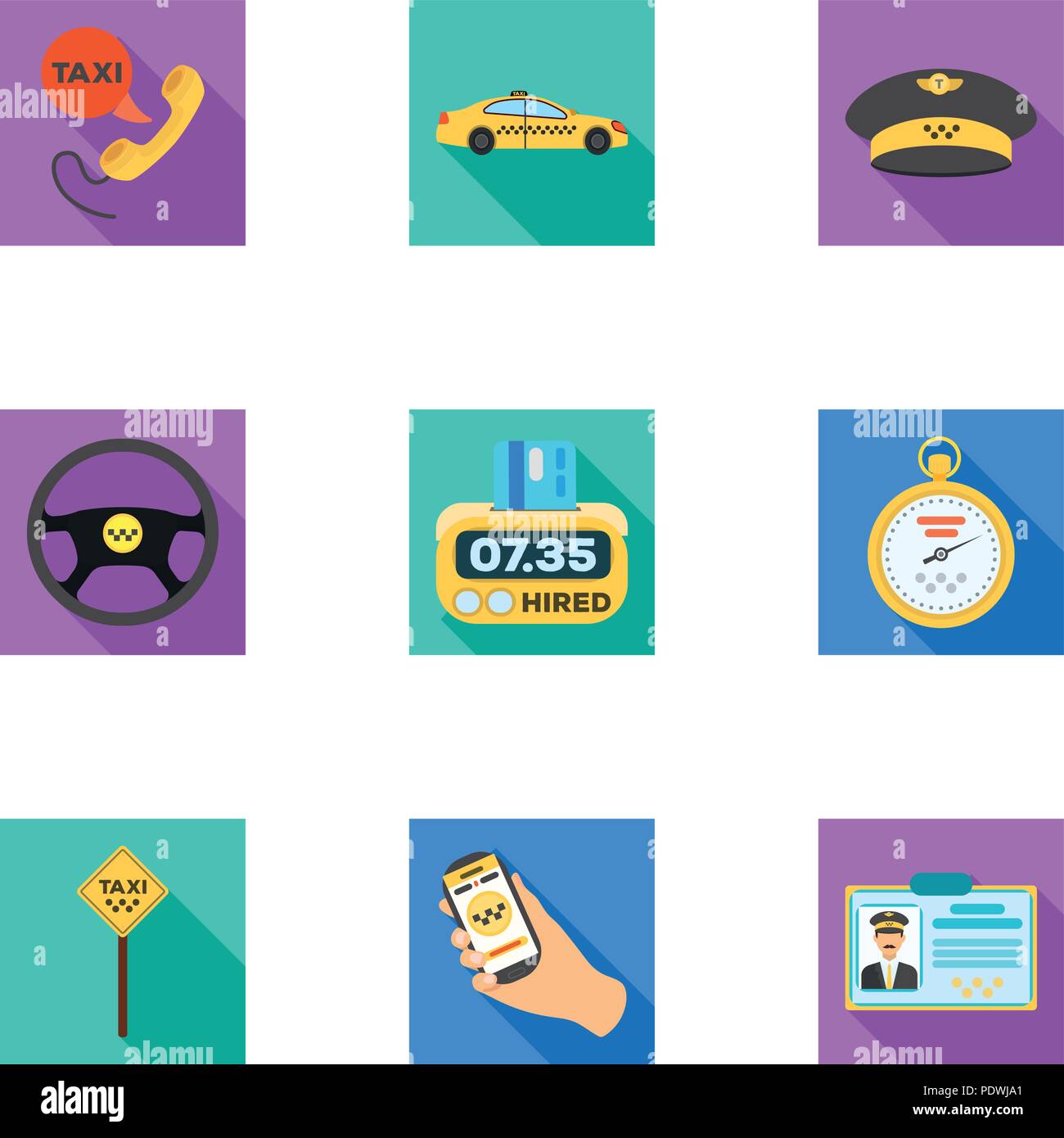 call,collection,driver,emblem,flat,icon,icons,illustration,isolated ...