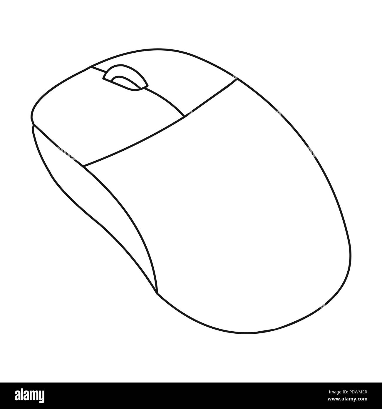 Computer Mouse Childrens Sketch Stock Vector Royalty Free 108486419   Shutterstock