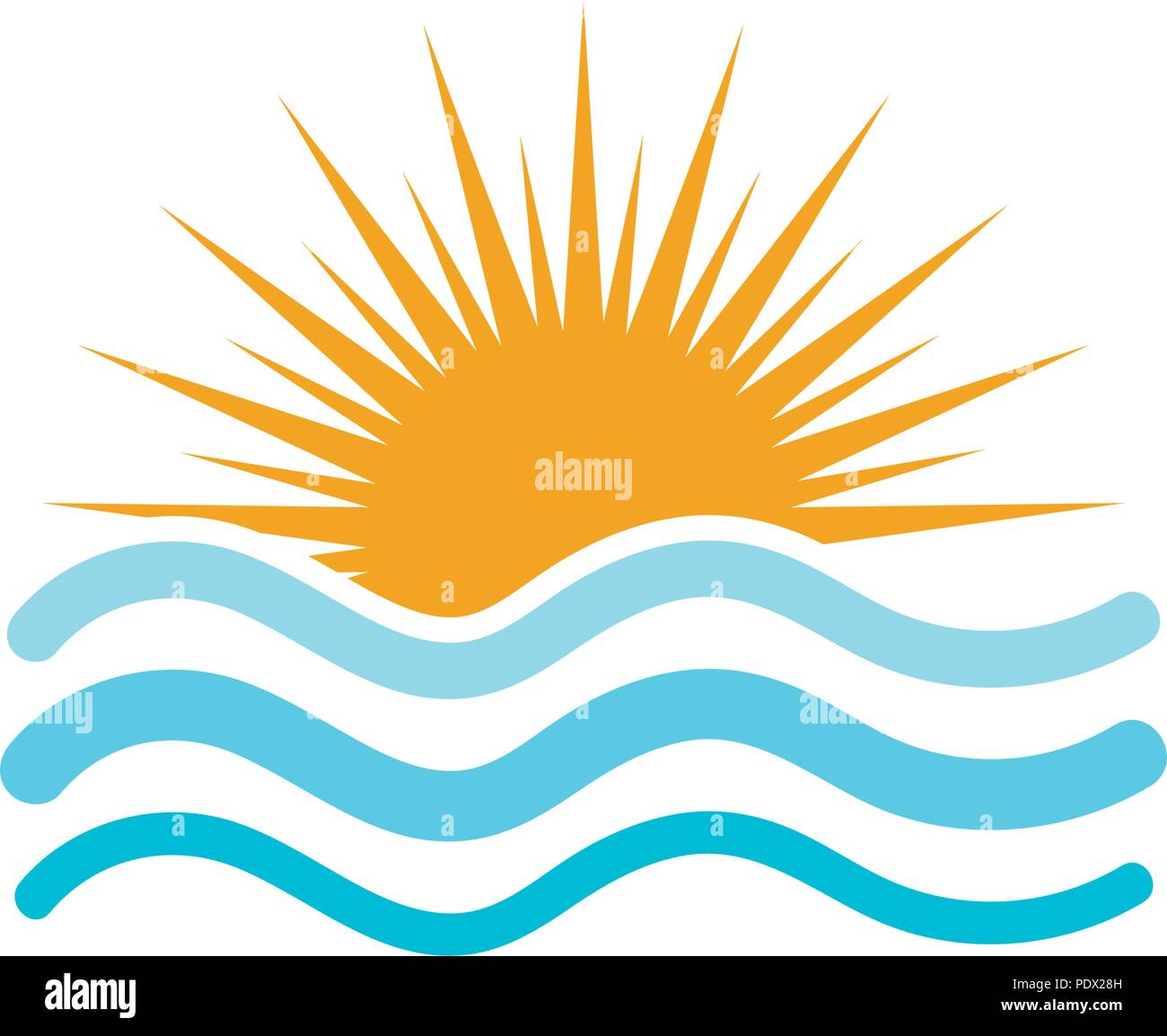 Water wave icon vector illustration design logo template Stock Vector ...