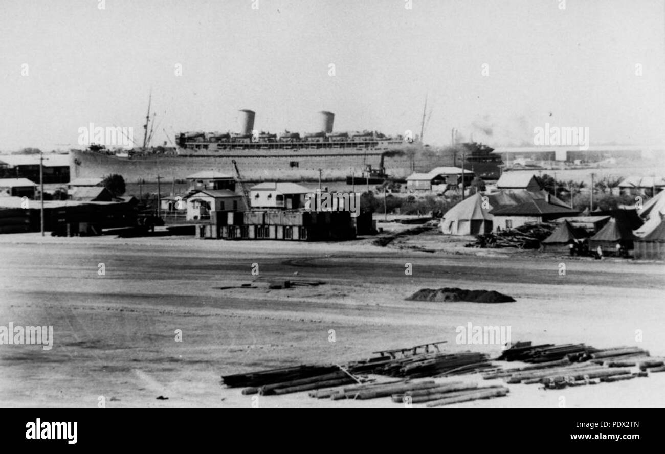 245 StateLibQld 1 184487 Area of Bulimba used by the American army during World War 11 Stock Photo
