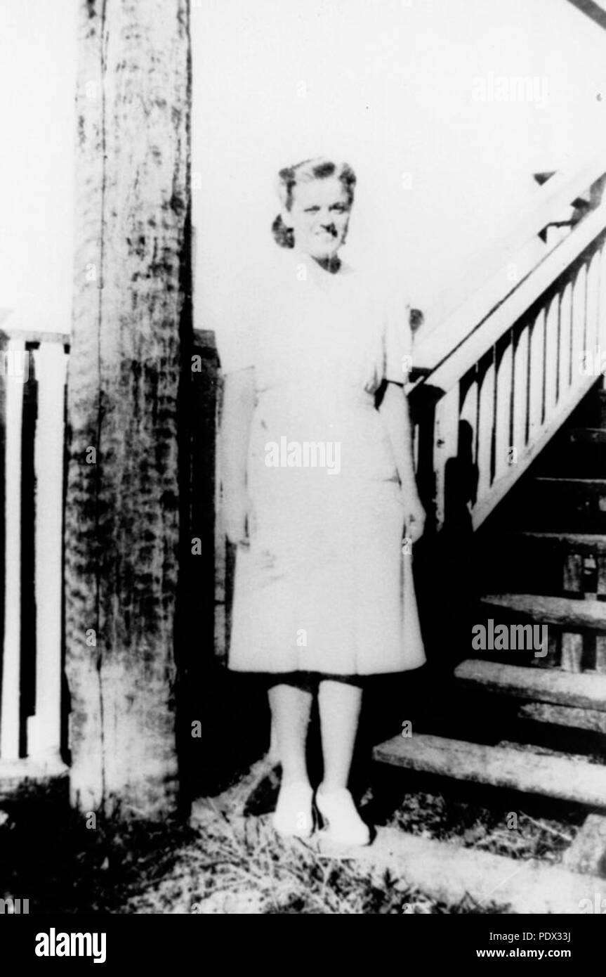 246 StateLibQld 1 187179 Joyce Porter, Wondai, 1937 Stock Photo