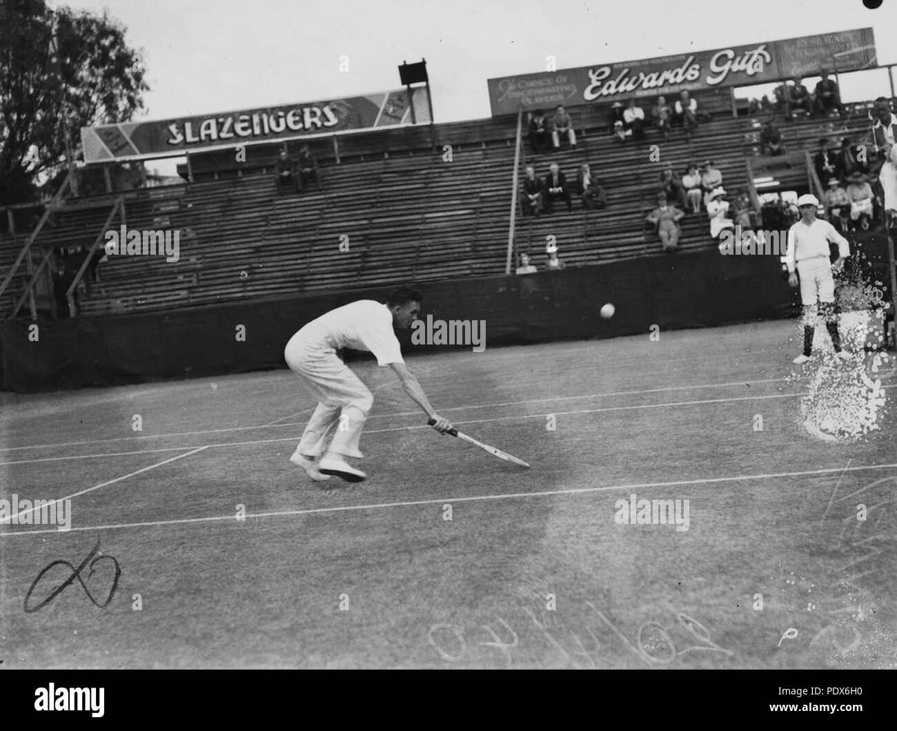 Vintage tennis player Black and White Stock Photos & Images - Alamy