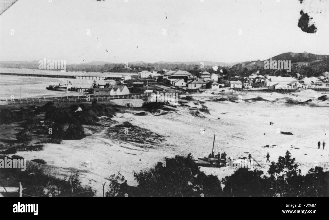 261 StateLibQld 1 294639 Tweed Heads looking from Greenmount, ca. 1910 Stock Photo