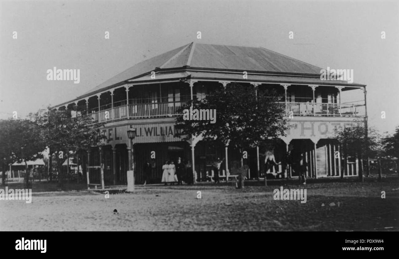 277 StateLibQld 1 93916 Winton Hotel, Winton, ca. 1905 Stock Photo Alamy