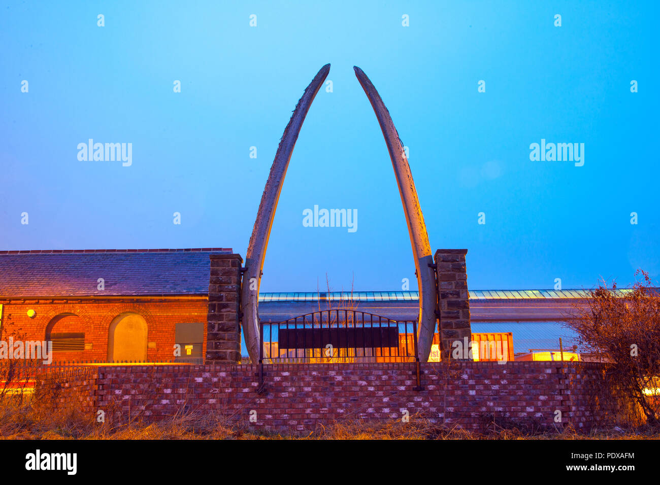 The Whalebone Arch on Wood Lane at Rothwell, Leeds, UK Stock Photo Alamy