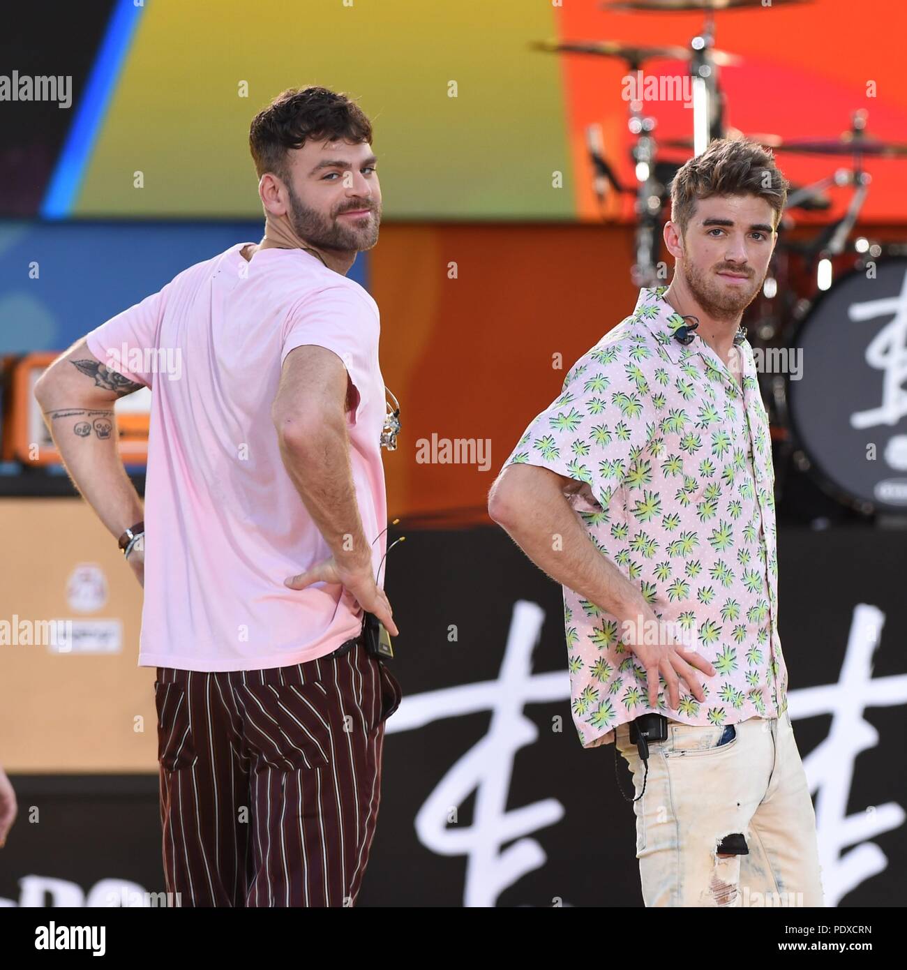 New York, NY, USA. 10th Aug, 2018. Alex Pall, Drew Taggart, The