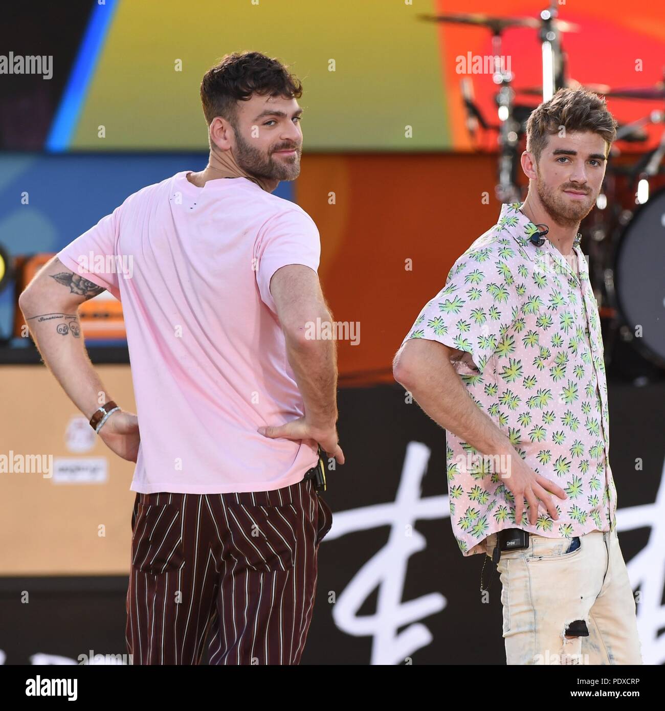 New York, NY, USA. 10th Aug, 2018. Alex Pall, Drew Taggart, The