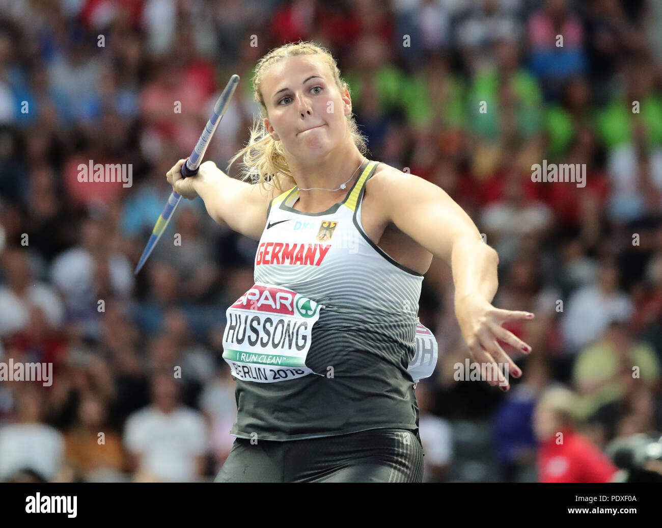 Berlin, Germany. 10th Aug, 2018. Athletics, European Championships in the Olympic Stadium, Spear