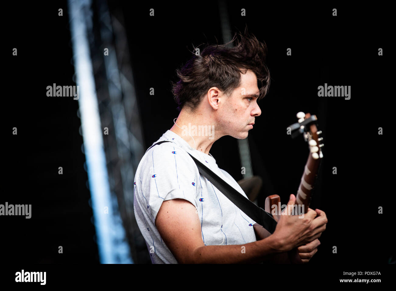 Denmark Copenhagen August 10 18 The American Band Dirty Projectors Performs A Live Concert During The Danish Music Festival Haven Festival 18 In Copenhagen Here Singer And Musician David Longstreth Is Denmark Copenhagen August 10 18 The American Band Dirty Projectors Performs A Live Concert During The Danish Music Festival Haven Festival 18 In Copenhagen Here Singer And Musician David Longstreth Is