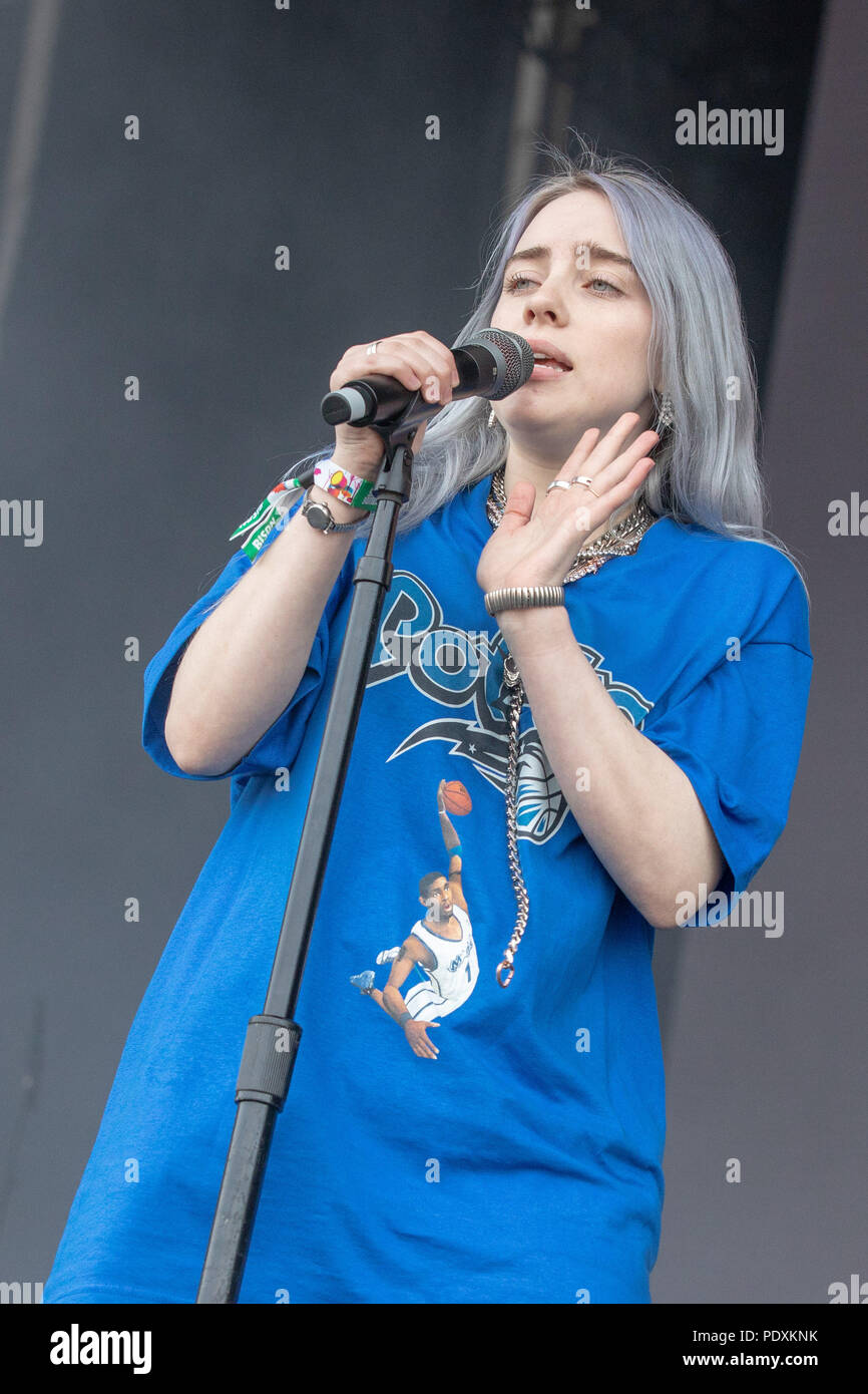 San Francisco, California, USA. 10th Aug, 2018. BILLIE EILISH during