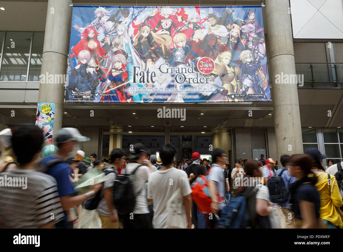 Tokyo, Japan, 11 Aug 2018. Anime fans and cosplayers gather during the ...