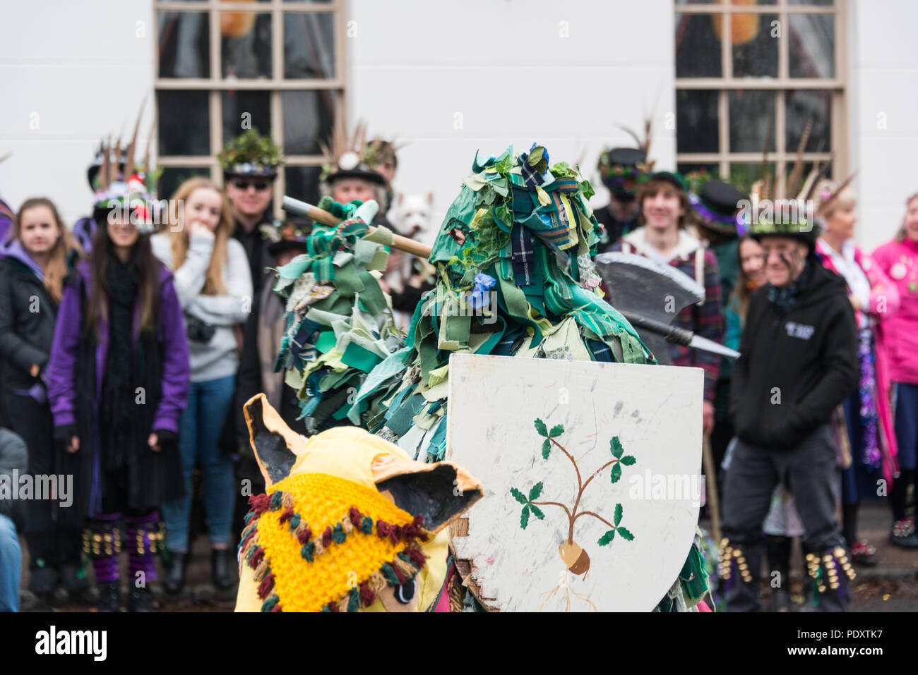 Boxing day celebrations in Silsoe, Bedfordshire Stock Photo