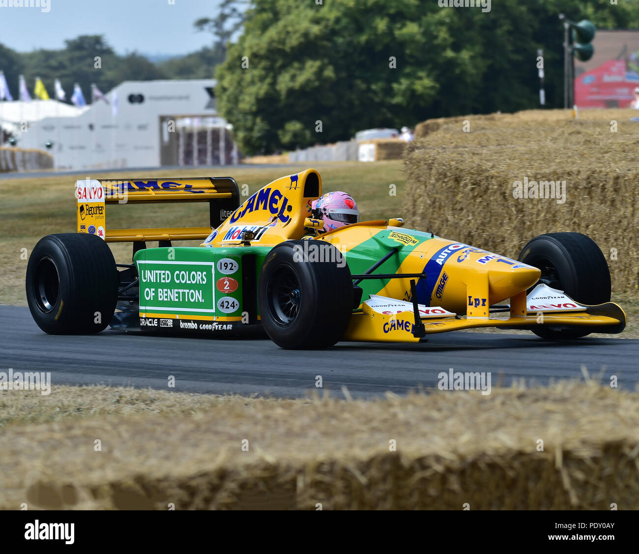Lorina McLaughlin, Benetton B192, The Turbo era and beyond, Festival of Speed - The Silver Jubilee, Goodwood Festival of Speed, 2018,  Motorsports, au Stock Photo