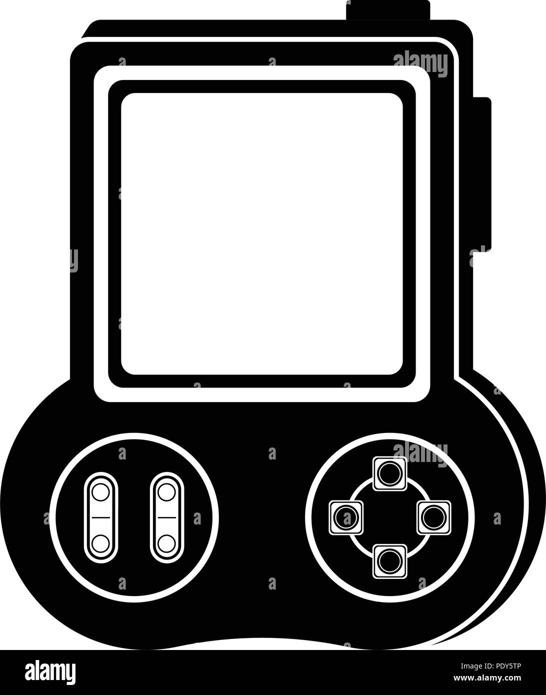 Isolated portable videogame console icon Stock Vector Image & Art - Alamy