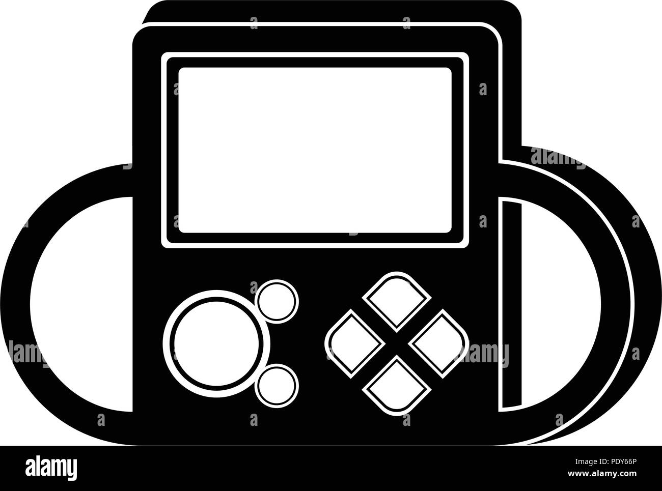 Isolated portable videogame console icon Stock Vector Image & Art - Alamy