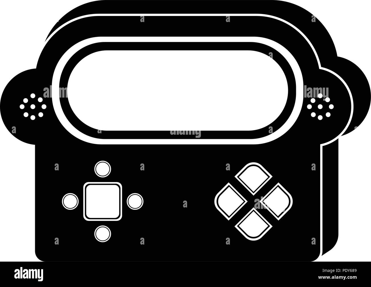 Isolated portable videogame console icon Stock Vector Image & Art - Alamy
