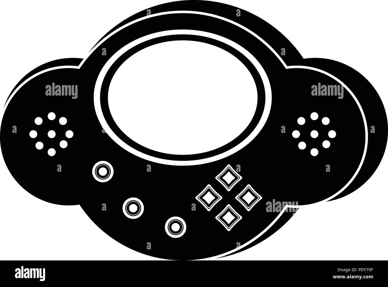 Isolated portable videogame console icon Stock Vector Image & Art - Alamy