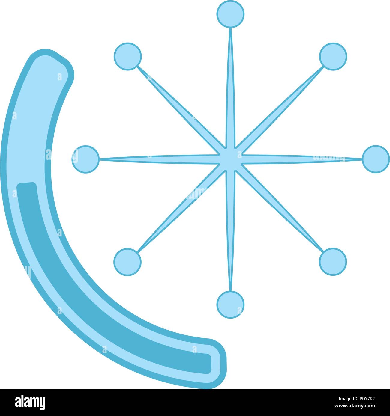 Isolated winter weather icon Stock Vector Image & Art - Alamy
