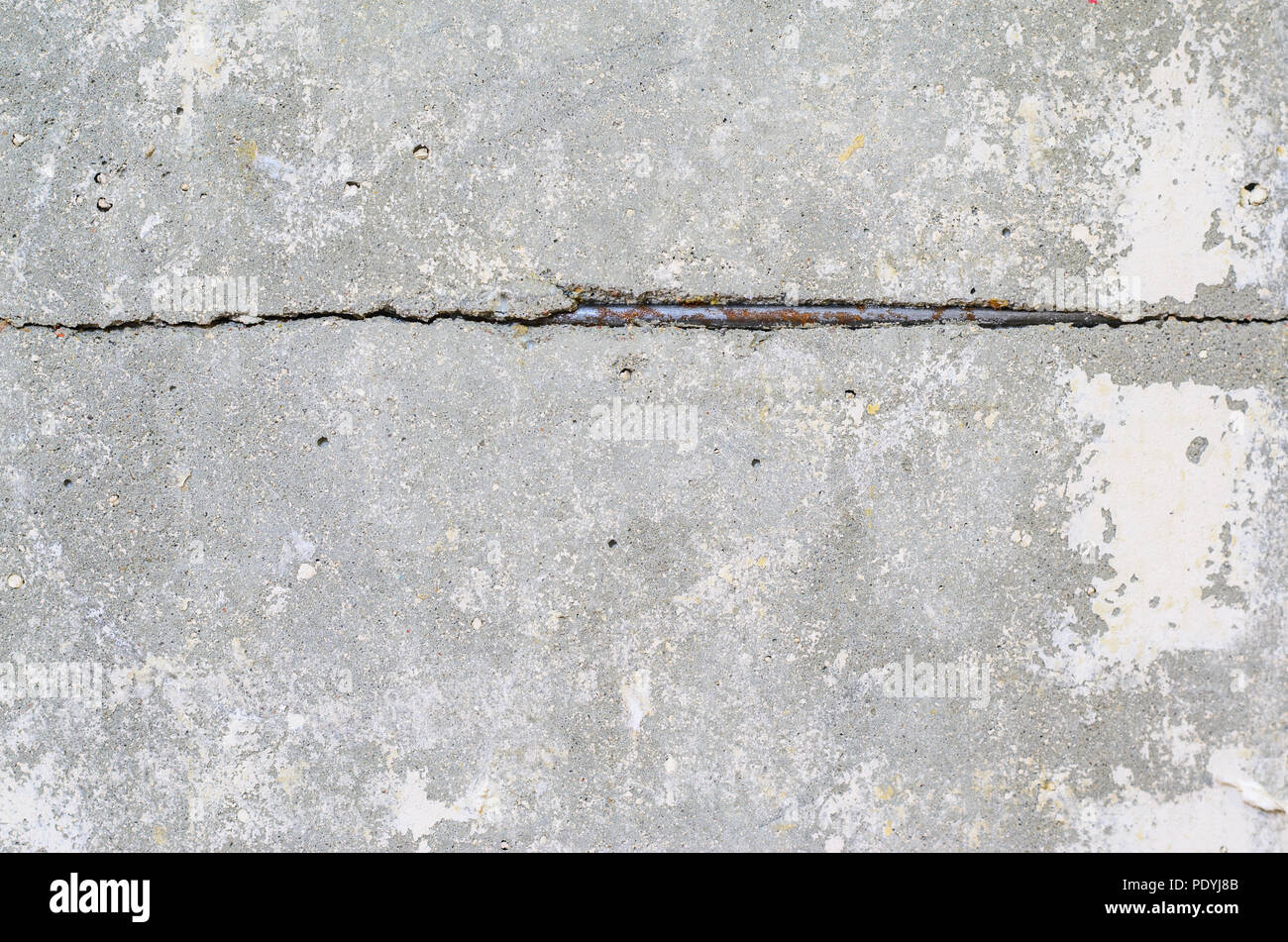 Concrete Wall Texture- Exposed Concrete. Blank Background Stock Photo