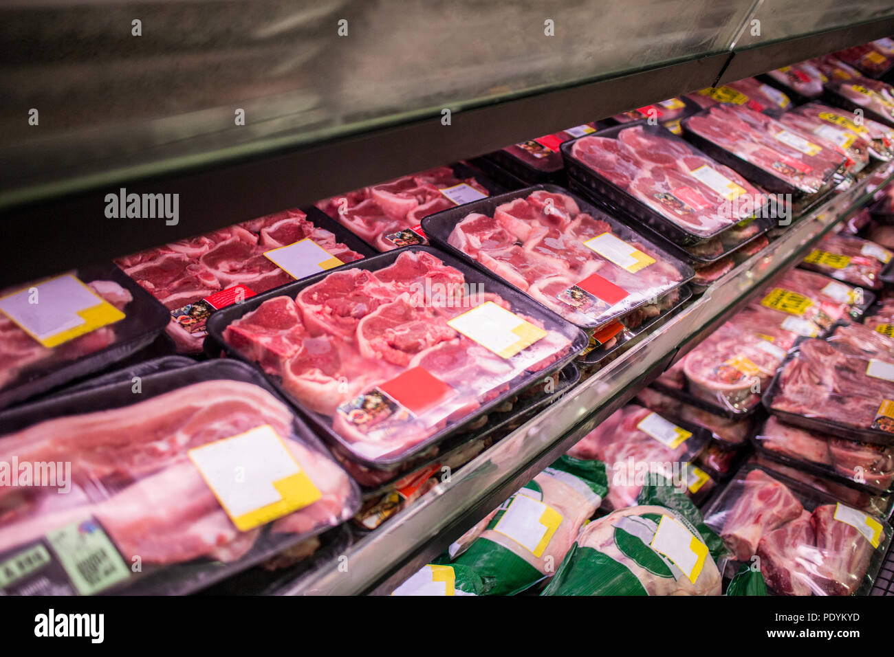 Meat, Supermarket, Butcher Stock Photo Alamy