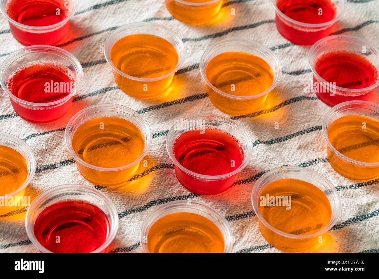 Red Green Jelly Clear Plastic Cup Stock Photo 1089470468