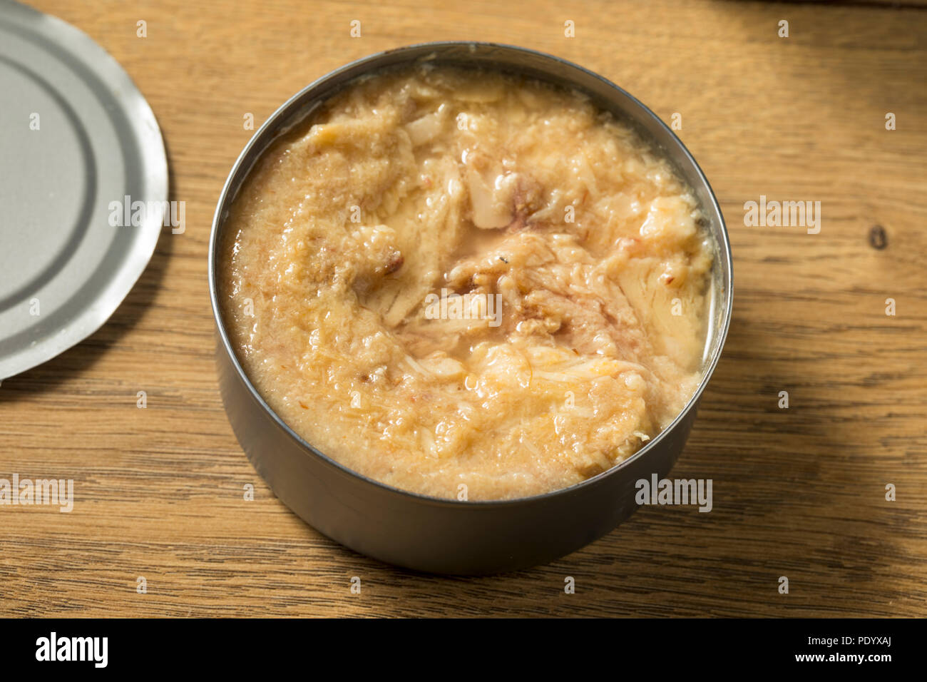 Organic Raw Canned Tuna Fish Ready to Eat Stock Photo Alamy