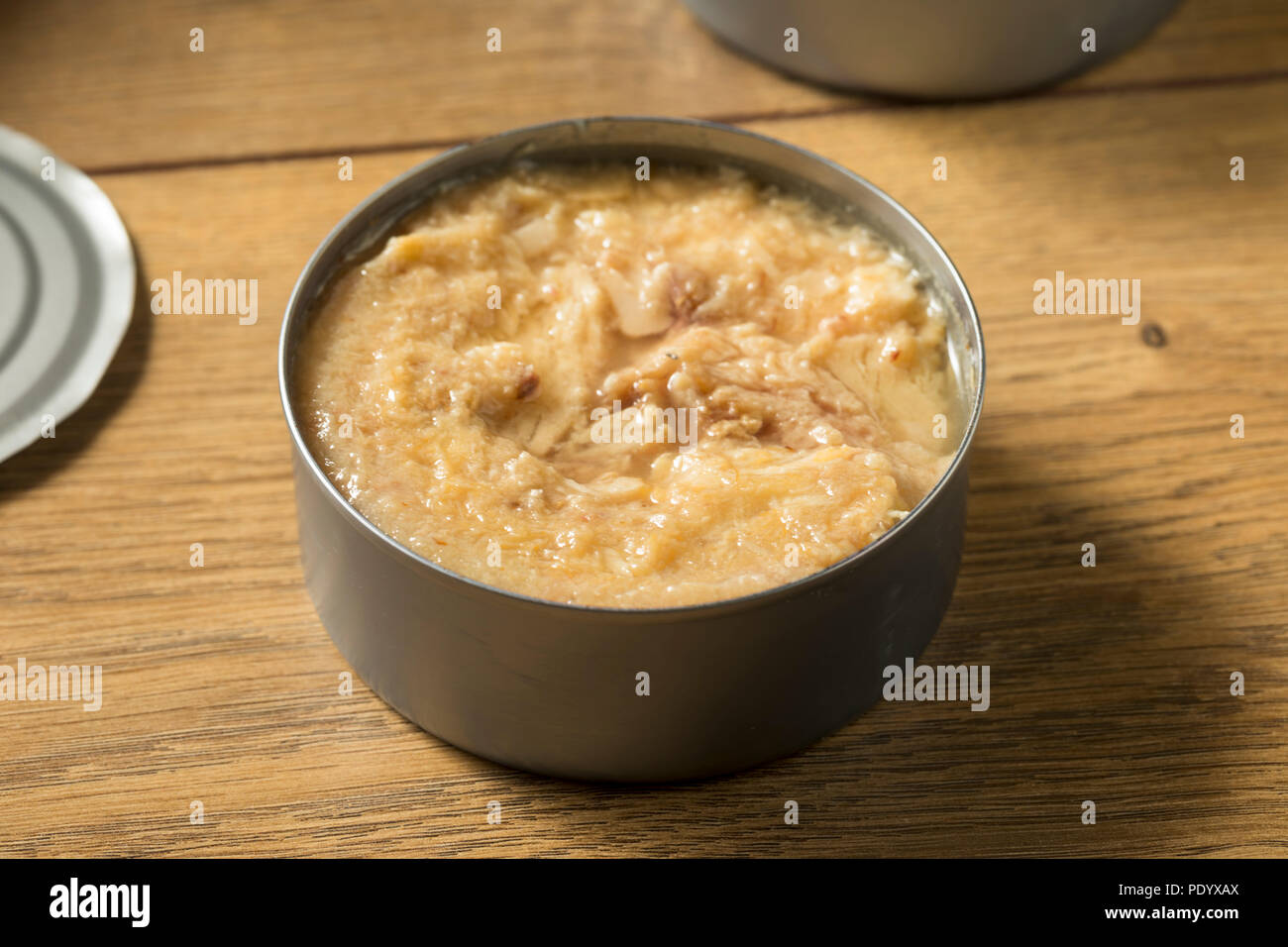 Organic Raw Canned Tuna Fish Ready to Eat Stock Photo Alamy