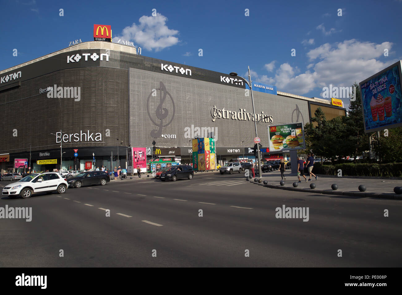 Shopping center in Bucharest Romania Stock Photo - Alamy