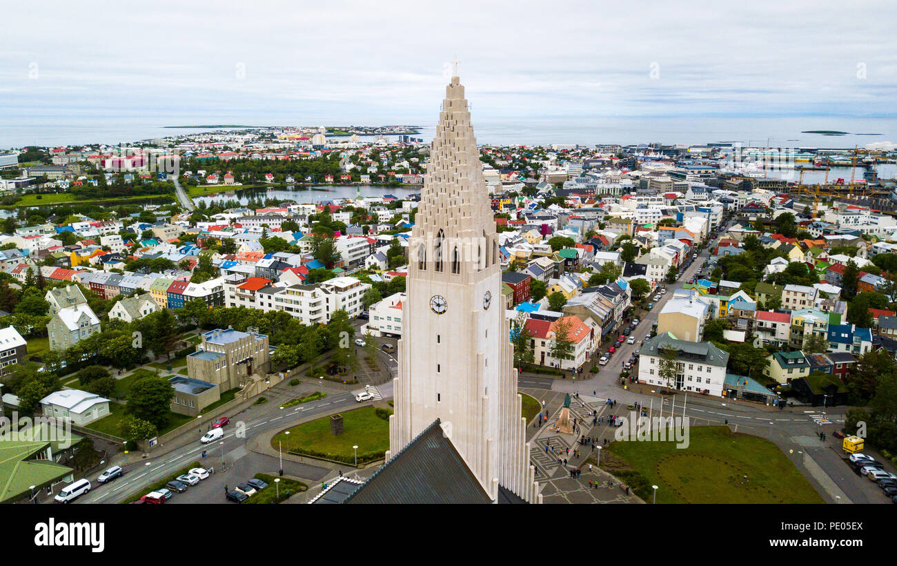 Reykjavik iceland clock tower hires stock photography and images Alamy