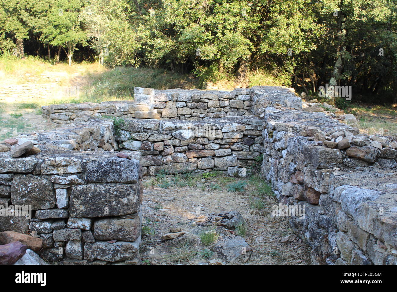 Oppidum Saint Vincent, Gaujac, France Stock Photo Alamy