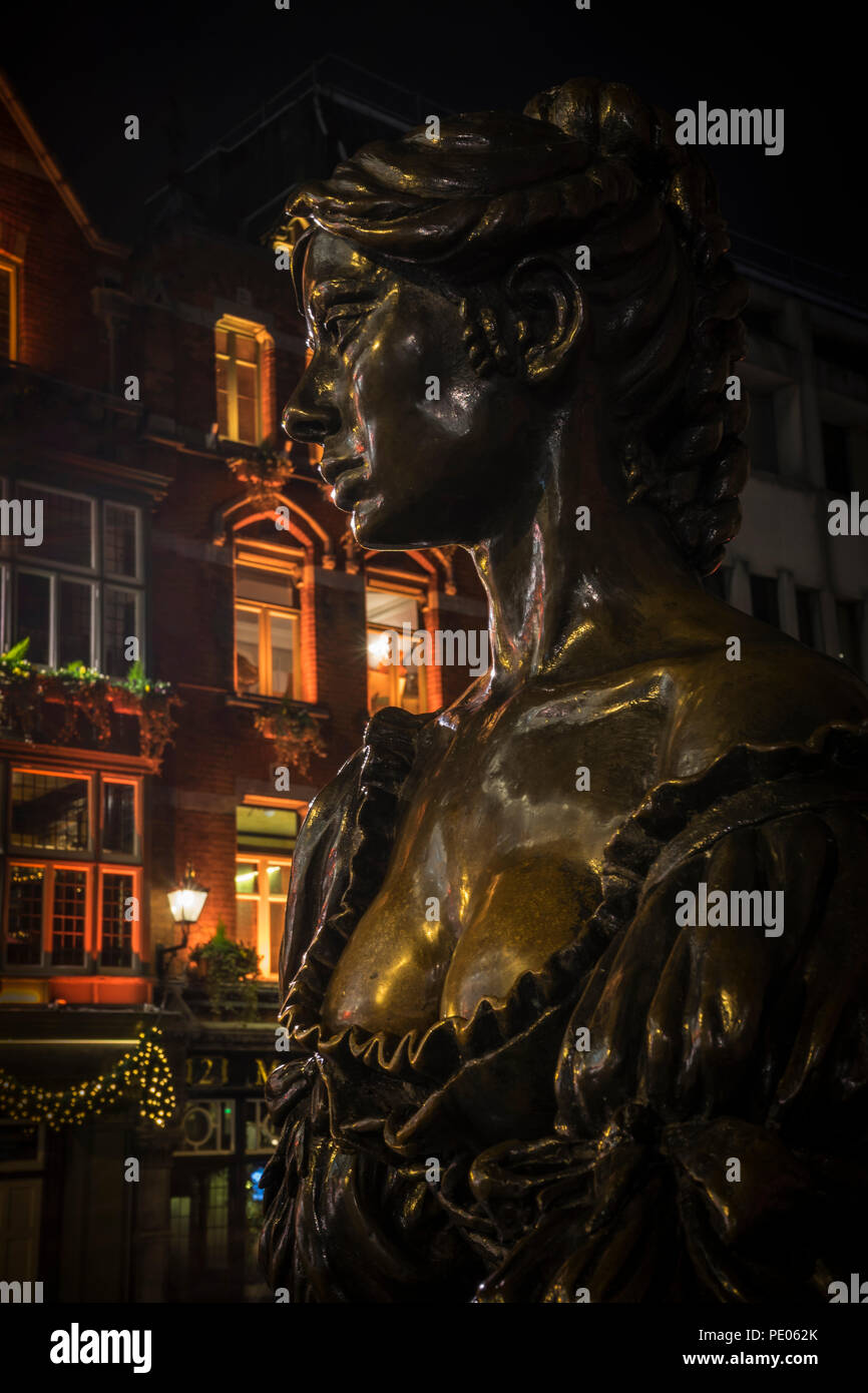 Statue of Molly Malone in Dublin. Stock Photo