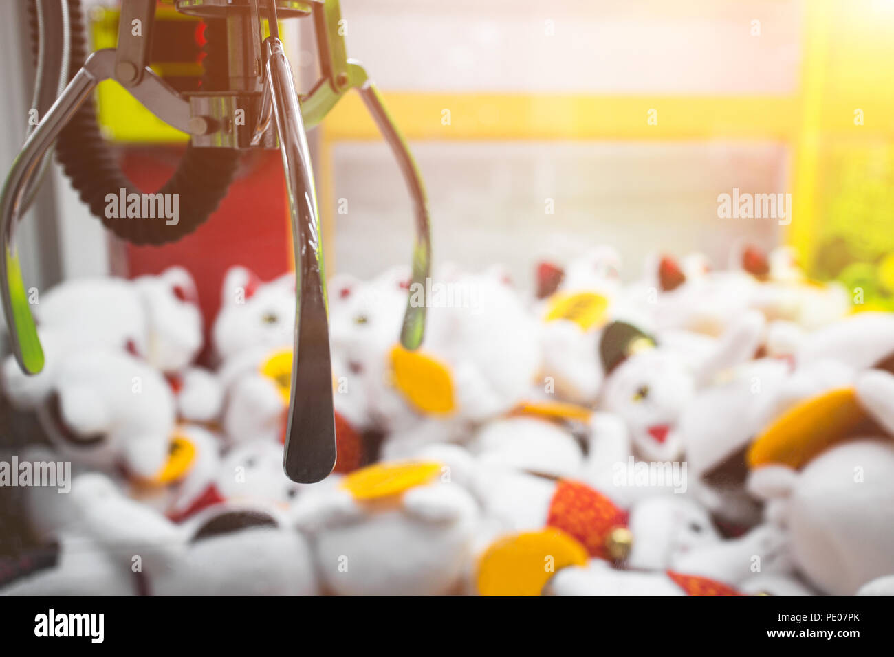 Doll Game Machine Stock Photo Alamy