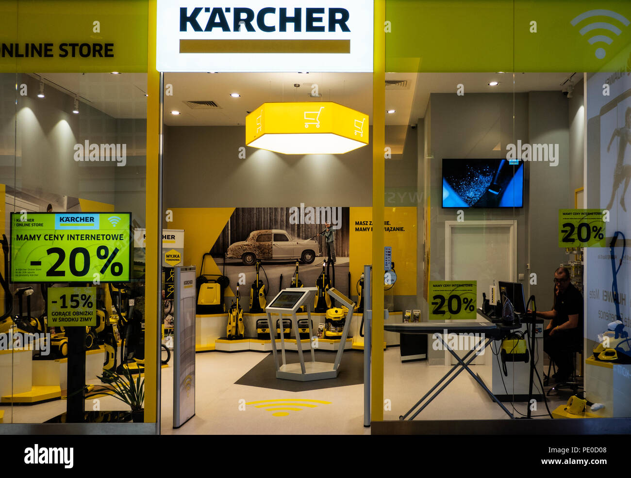 POLAND, KRAKOW - March 20, 2018: Karcher store in Bonarka City Center Stock  Photo - Alamy
