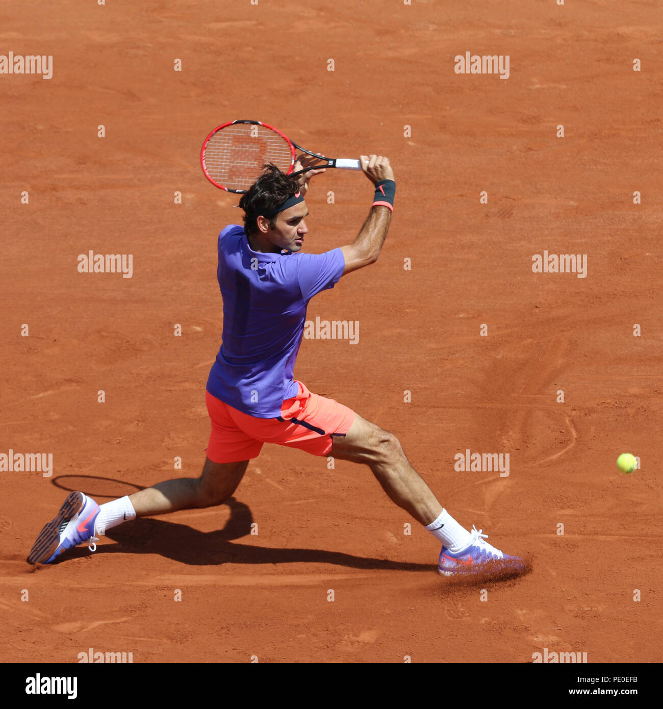 Seventeen times Grand Slam champion Roger Federer of Switzerland