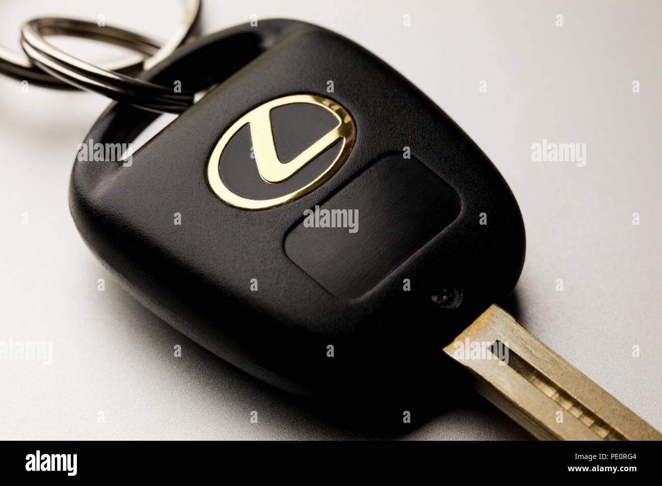 Lexus car key close up - USA Stock Photo