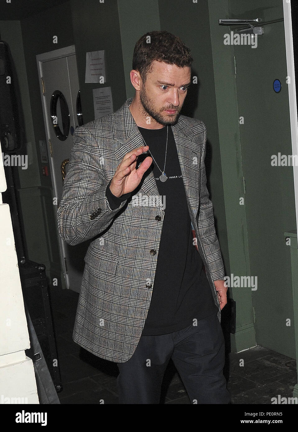 Celebrities at Annabel's in Mayfair  Featuring: Justin Timberlake Where: London, United Kingdom When: 10 Jul 2018 Credit: WENN.com Stock Photo