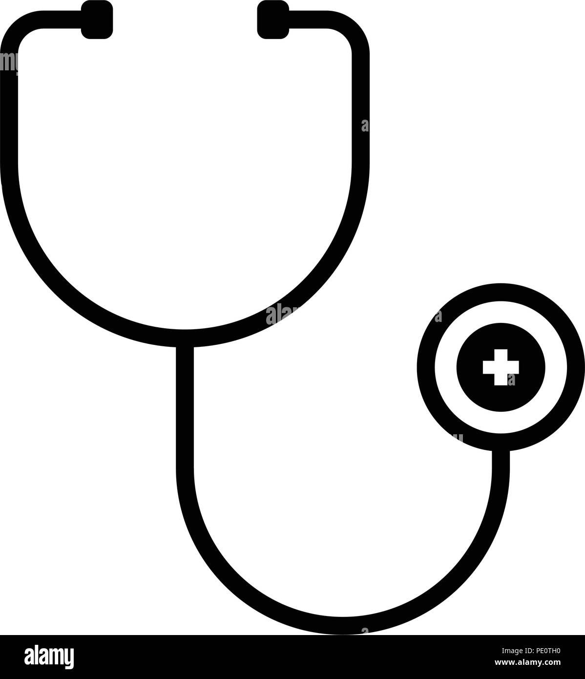 Isolated stethoscope icon Stock Vector Image & Art - Alamy