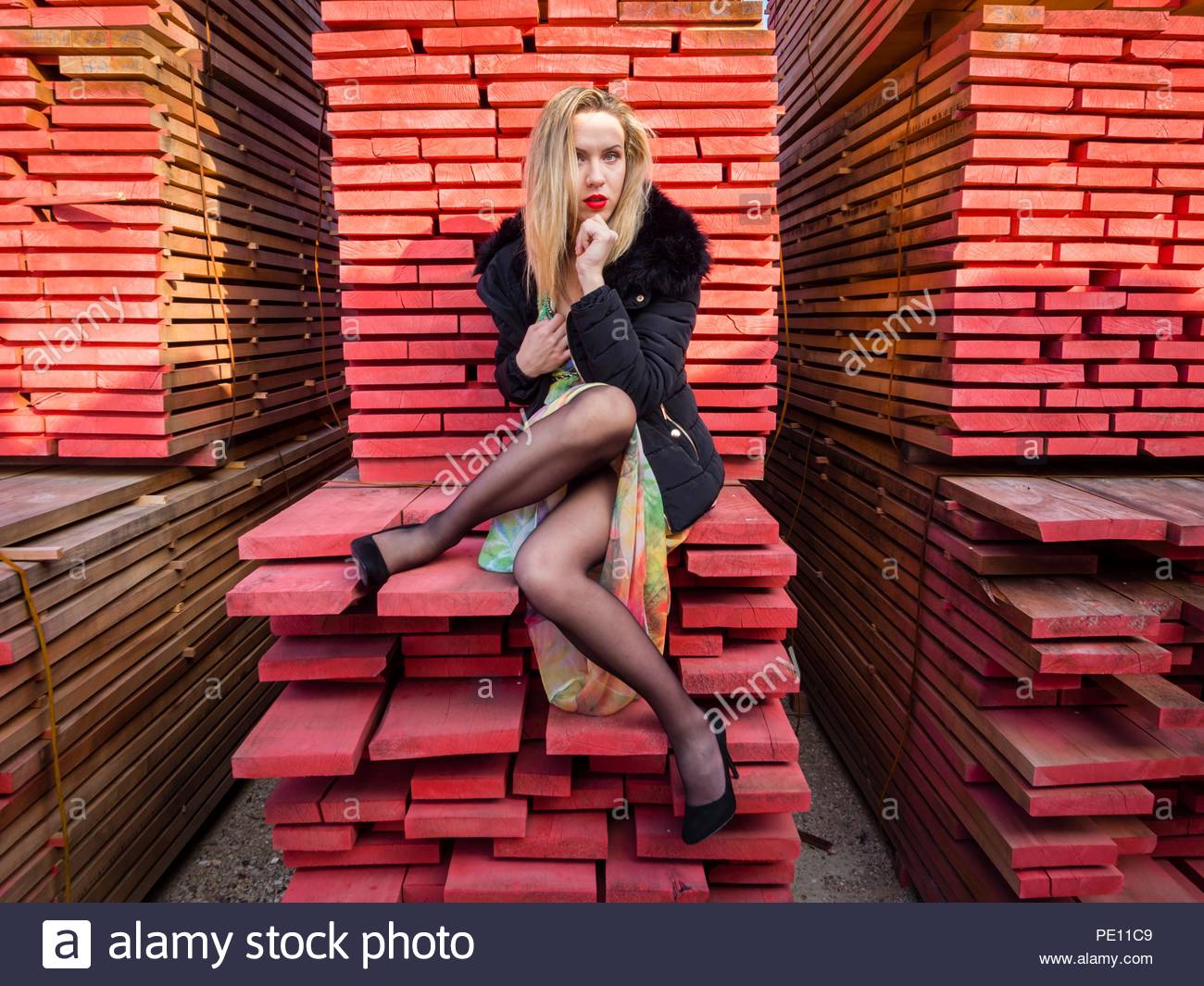 nylon legs