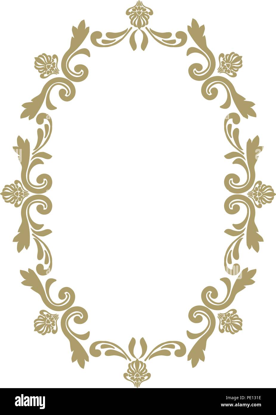 gold and luxury damask ornament Stock Vector Image & Art - Alamy