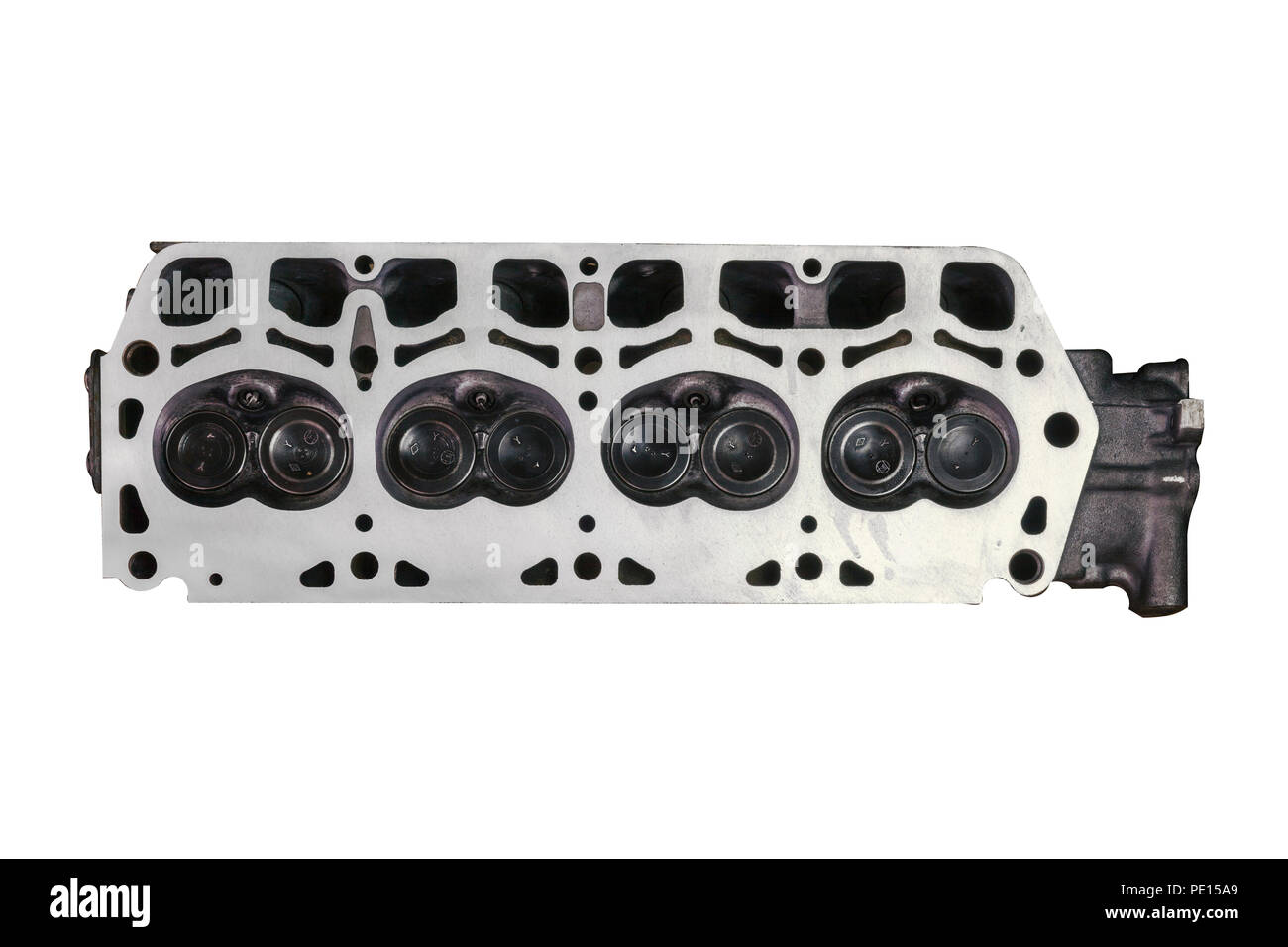 cylinder head and valve, close up Stock Photo Alamy